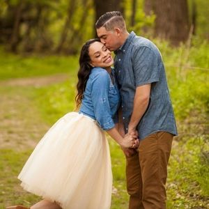 Tulle Skirt W/Satin Ribbon Size Extra Small